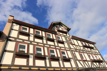 Fachwerkfassade in Lauterbach