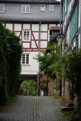 Fototapeta na wymiar Gasse in Marburg