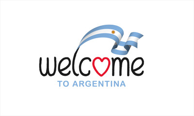 Argentina flag background