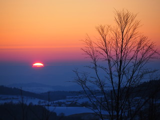 Naklejka premium Sonnenuntergang... in vielen Farben!