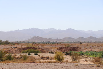 Berglandschaft in der Ferne