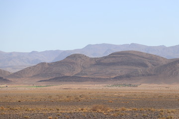 Berglandschaft und Felsen
