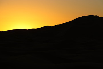 Obraz premium Orange Abendsonne