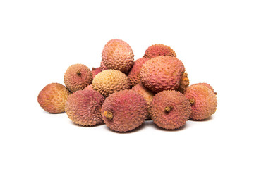 Bunch of Lychee fruits