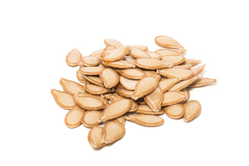 Big orange pumpkin seeds
