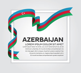 Azerbaijan flag background
