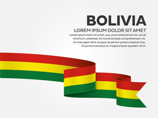 Fototapeta premium Bolivia flag background