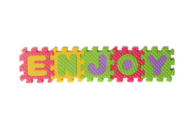 Foam puzzle letter uppercase