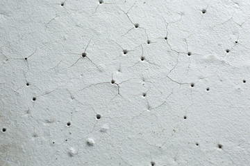 cracks and bubbles on a bulk floor