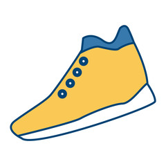 Sport shoe isolated icon vector illustration graphic design