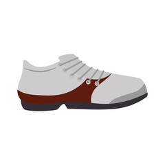 golf shoe accessory icon vector illustration design