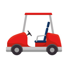 golf car isolated icon vector illustration design