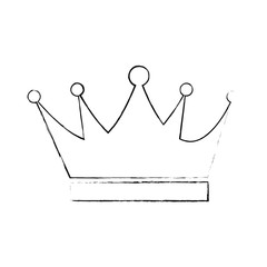 king crown isolated icon vector illustration design