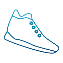Sport shoe isolated icon vector illustration graphic design