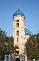 Cathedral of Assumption of Blessed Virgin Mary in Biysk. Altai Krai. Western Siberia. Russia