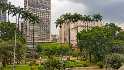 Fototapeta na wymiar Vale do Anhangabaú, São Paulo - Brazil