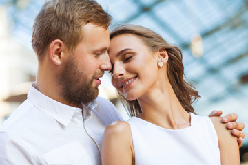 Fototapeta premium Couple in love on St. Valentine's Day