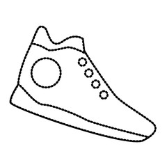 Sport shoe isolated icon vector illustration graphic design