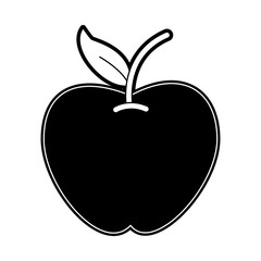 Apple fruit symbol icon vector illustration graphic design