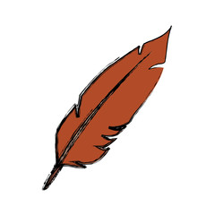 Ink feather symbol