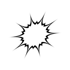 Comic bubble cartoon