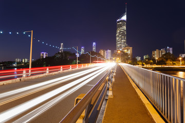 Fototapeta na wymiar Australian modern city at night