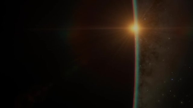 Uranus Planet Sunrise