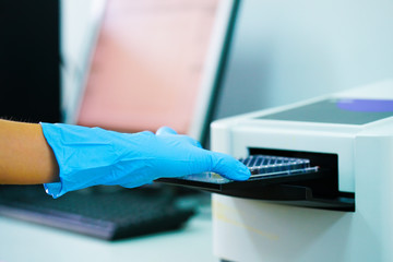 ELISA plate to measure OD with microplate reader.