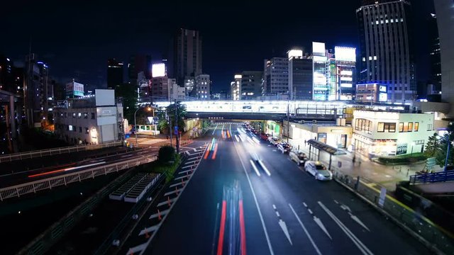 東京　夜景　ハイパーラプス　タイムラプス