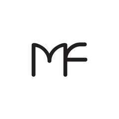 initial letter rounded logo modern