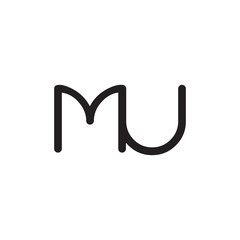 initial letter rounded logo modern