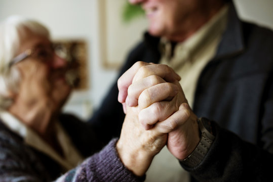 Senior Couple Dancing