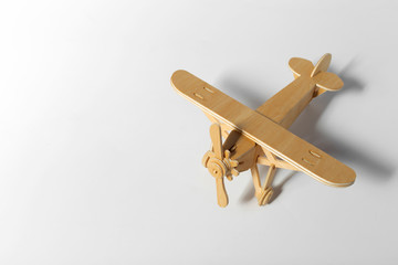 toy airplane isolated