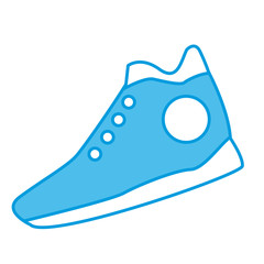 Sport shoe isolated icon vector illustration graphic design