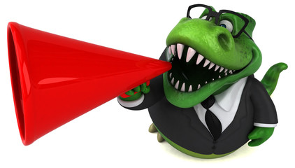 Fun Trex - 3D Illustration © Julien Tromeur