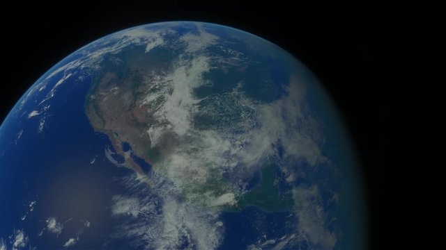 Planet Earth from Space United States North America Mexico Central