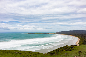 New Zealand turquoise bay beutiful beach
