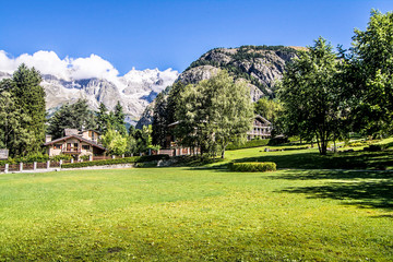 Landscape in Chamonix