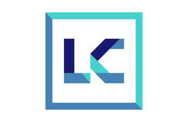LC Square Ribbon Letter logo