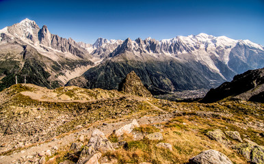 Landscape in Chamonix