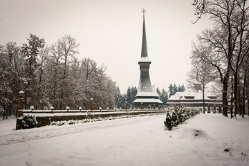 Wooden church in Romania