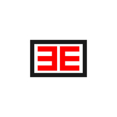 EE Logo Vector Template Design