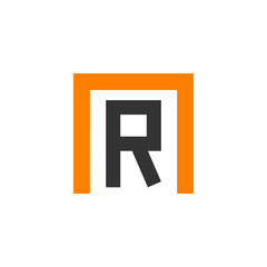 R Logo Vector Template Design