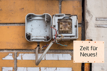 Alter Schalter  Zeit für Neues