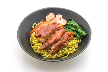 roasted duck with vegetable noodles