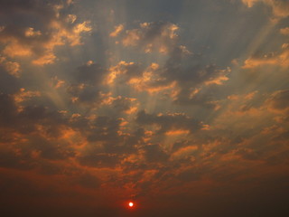 Radiating and glowing