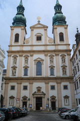 Fototapeta na wymiar Jesuitenkirche, Wien, 2018