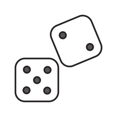 Dice color icon