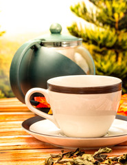 Cup Of Tea Means Cafeterias Restaurants And Refreshes