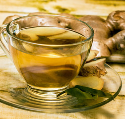 Ginger Tea Cup Indicates Refreshment Refreshing And Spiced